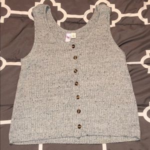 Sweater material Tank Top